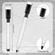thumbnail image 4 of 100 Pieces Dry Erase Markers Whiteboard Black Dry Erase Markers with Rubber Cap Fine Tip Dry Erase Markers, 4 of 5