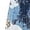 Blue, variant on Short Sleeve Blouses Casual V Neck Summer Tops Shirts for Women With Leggings Pleated Curved Tunic