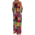 thumbnail image 4 of Coduop Women Summer Sleeveless High Waist Casual Wide Leg Jumpsuit Romper Plus size, 4 of 9
