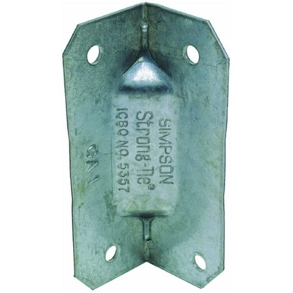 Simpson Gusset Angle 90 Degree Bracket Steel Gusset GA1 - Galvanized - 100 Pack, 2-3/4 In.