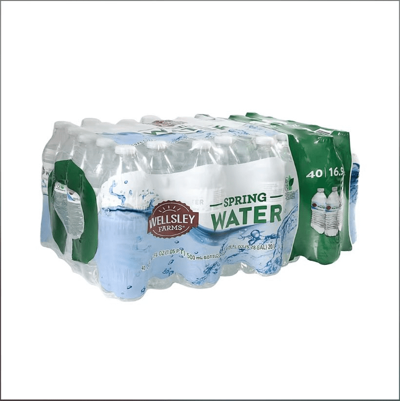Wellsley Farms Spring Water, Bottles, 40 pk./16.9 fl. oz.