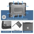 thumbnail image 4 of Funda TECHPROTECTUS para MacBook Air M2 Negra Uso Rudo release 2022 A2681 TechProtectus RTP-RBK-MA13M2, 4 of 7