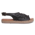 thumbnail image 2 of JUSTINREESS Annabelle Women's Back Strap Espadrille In Black Size 5, 2 of 6