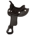 thumbnail image 2 of Tough 1 Western Saddle King Series Suede Synthetic Mini 8" Black KS308, 2 of 2