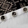 thumbnail image 4 of Homewish Western Tribal Curtains Pack of 2 (42x84 Each),Retro Rustic Aztec Curtains Blackout,Troprcal Desert Cactus Bedroom Curtains For Girls Boys,Microfiber Bedroom Decor, 4 of 6
