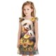 thumbnail image 1 of Fotbe Cute Panda Sunflower Vestido de Dormir para Niñas de 3 a 10 Años, Mangas Cortas, Estilo Princesa, Pijama Camisón con Mangas Voladas-XX-Large, 1 of 6