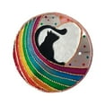 thumbnail image 1 of Billuyoard Pet Memorial Sun Catchers Acrílico Decoración Balcón Colgantes Exquisito Iris Colgante Colgante con Cordón para Ventana Puerta Memoriales de mascotas Tipo 2, 1 of 6