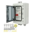 thumbnail image 2 of IP65 Waterproof Distribution Box Circuit Breaker with DC 500V MCB Isolation Switch and Circuit Protector for Outdoor, 2 of 8