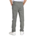 thumbnail image 3 of Sevevn Boys' High Elastic Waist Straight Leg Uniform Pants Lightweight Breathable For School Daily Travel Wear, 3 of 9