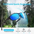 thumbnail image 4 of RV Las mejores gafas de sol deportivas polarizadas para protección UV/negro fresco/marco irrompible: para conducir de noche/correr/ciclismo/golf Sailing Electrónica, 4 of 5
