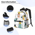 thumbnail image 5 of Gaeub Colorful Insects School Backpack Waterproof Bookbag for Men Women College High School Bags, 5 of 8