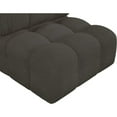 thumbnail image 5 of Meridian Furniture Ames Brown Boucle Fabric Armless, 5 of 11