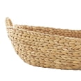 thumbnail image 6 of DecMode 23", 21", 19", 16", Brown Seagrass Handmade Storage Basket with Metal Handles, 5-Pieces, 6 of 17