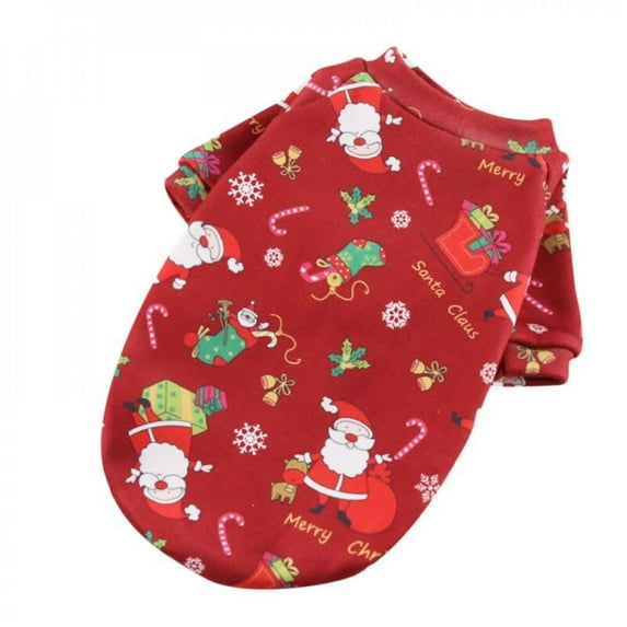 Christmas Dog Dress Winter Pet Dog Clothes Dog Xmas Costume Dog Yorkie Chihuahua Cat Clothes Dresses Pet Clothing