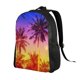 thumbnail image 2 of Balery Palm Trees at Sunset Mochila - Mochila Estilosa y Duradera para Laptop de 15 Pulgadas con Tela Oxford Impermeable, 2 of 8