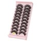 thumbnail image 1 of 3/10 pares de pestañas de visón 3D, tira rusa, pestañas postizas dramáticas, maquillaje de imitación, venta al por mayor, extensión de pestañas postizas, maquillaje hola suerte  unisex, 1 of 2
