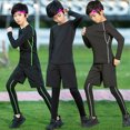 thumbnail image 2 of Mallas para niños, ropa de entrenamiento de equipo, traje de baloncesto, fútbol, deportes, correr, ropa de secado rápido transpirable de alta elasticidad, 2 of 4