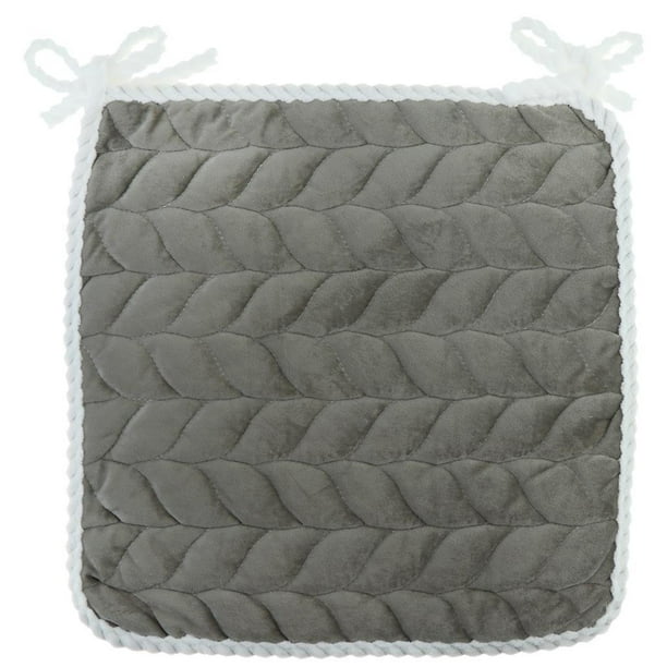 Cojines de diseño único para asientos de patio y comedor interior. Gris