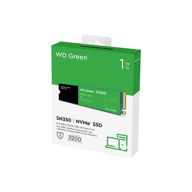 1TB TLC WD Green SN350 NVMe™ SSD | Western Digital