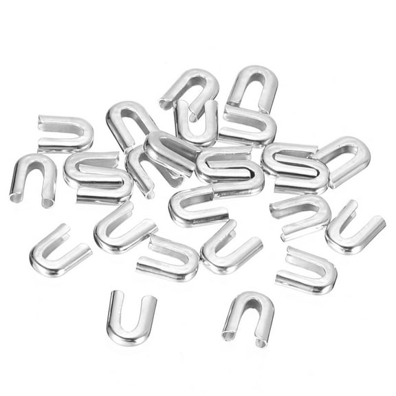 Unique Bargains Spiral Boning Tips Corset Boning Tips Covers End Cap Silver 6 cm