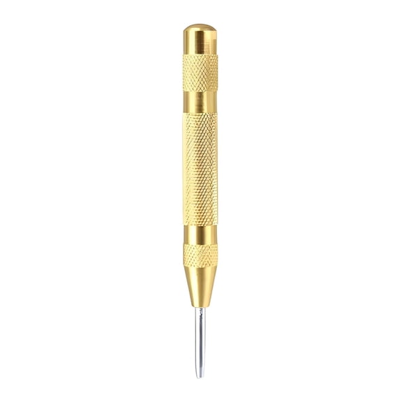 EXLEAF 2026 New Hole Punch High-Hardness Material Hole Puncher Precise Positioning Single Hole Punch Gold for Paper Leather Cardstock Diy Crafts Office Use