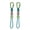 Green, variant on Hand-Woven Water Bottle Lanyard with Carabiner Clip Multifunctional Lanyard Keychain Backpack Accessories for Men Women Travel Fishing (Black)