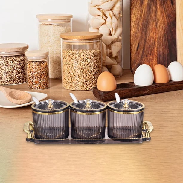 Générique Récipients À Épices, Conteneur À Sel Transparent Avec Couvercle, Ustensiles De Cuisine Pour Cuisine De Table, Café, Voyage, Bar Extérieur, Restaurant Et Camping Générique Récipients À Épices, Conteneur À Sel Transparent Avec Couvercle, Ustensiles De Cuisine Pour Cuisine De Table, Café, Voyage, Bar Extérieur, Restaurant Et Camping