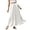 A-White282, variant on Bibifish Womens Maxi Skirts Solid Elastic Drawstring Waist Skirts Satin Flared Skirts Seaside Vacation Lightweight Loose Flowy Skirts
