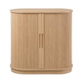 thumbnail image 5 of Modern Reeded Entryway Accent Cabinet, Coastal Oak, 5 of 18