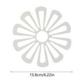 thumbnail image 3 of Flower Shaped Hot Pad Coaster Trivet Placemat for Dining Table Kitchen Office Use 1-Piece, 3 of 6