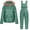 Mint Green, variant on TMOYZQ Women's Puffer Ski Jackets and Overalls Jumpsuits Set 2 Piece Snowboarding Snowsuits Warm Winter Insulated Waterproof Windproof Hooded Snow Coat with Coveralls Outfits