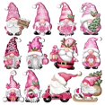 thumbnail image 2 of 24pcs Christmas Wooden Gnome Decorations Hanging Decorations Christmas Hanging Decorations, 2 of 9