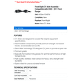 thumbnail image 2 of Front Right CV Axle Assembly - Compatible with 2003 - 2011 Ford Ranger 2004 2005 2006 2007 2008 2009 2010, 2 of 2