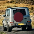 thumbnail image 5 of Naloa Maroon PVC Leather Spare Tire Wheel Cover Spare Tire Cover, for Car Truck SUV Camper Trailer Universal Fit(14-17in)-16 inch, 5 of 6