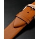 thumbnail image 4 of Correa de Cuero Uxcell, Correa de Reloj de Cuero Lisa y Plana para Hombres y Mujeres, Marrón, Oro Rosa, 22mm, 4 of 7