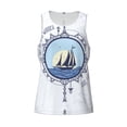 thumbnail image 4 of Gaeub Not All Who Wander Are Lost2 Men's Athletic Tank Top, Workout Sleeveless Shirts, Running Tank Tops for Gym, Running, Training - Large, 4 of 9