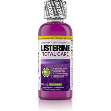 Listerine Total Care Anticavity Mouthwash, Fresh Mint 3.2 oz