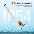 thumbnail image 4 of VEVOR Linear Actuator 12V, 18 Inch High Load 330lbs/1500N Linear Actuator, 0.19"/s Linear Motion Actuator with Mounting Bracket and IP54 Protection, 4 of 9