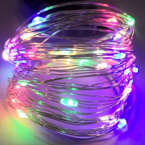PTOOTP Mlins 4Pcs Small LED ng Lights Multicolored Battery Operated Waterproof Decorative Lighting