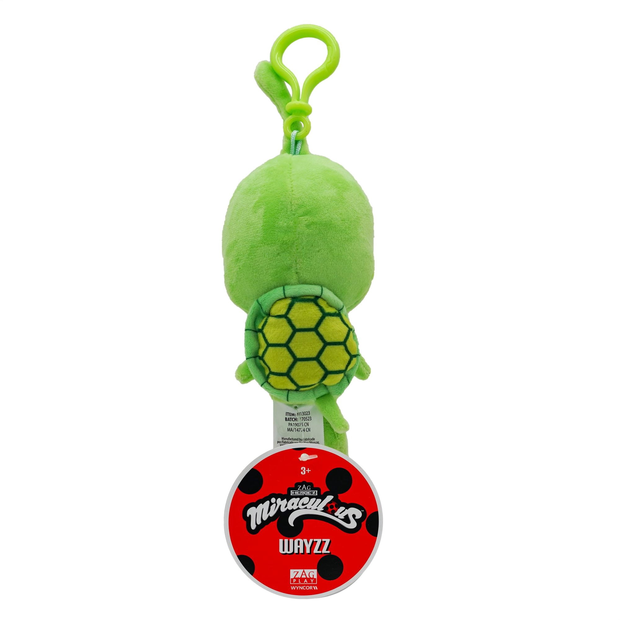WYNCOR, Miraculous Ladybug Kwami Lifesize Wayzz Turtle Plush, 5
