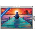 thumbnail image 3 of PD Moreno - Fine Art - Yoga Dock Wall Poster, 22.375" x 34" Framed, 3 of 6