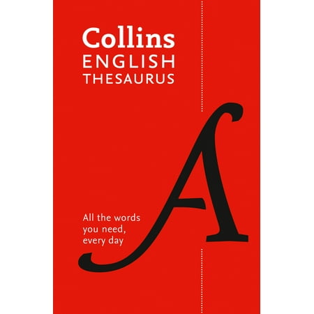 Collins English Thesaurus Paperback Edition 300 000 Synonyms And