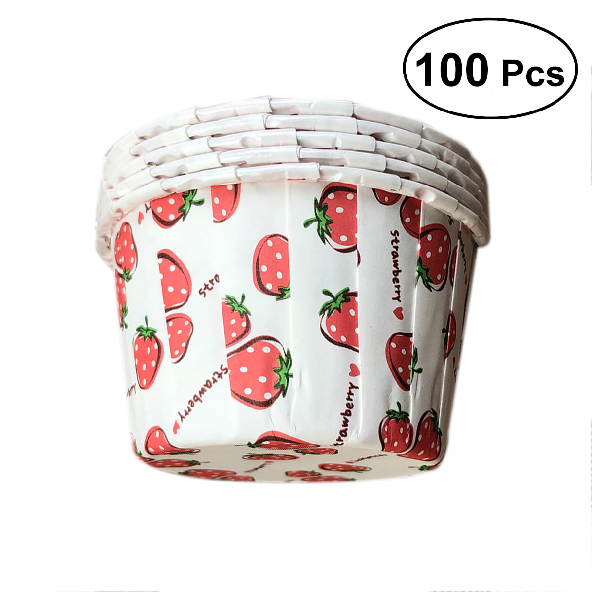Bestonzon 100pcs Flower pattern cupcake Paper baking cups muffin Wrapper fodere torta casi stampo 
