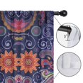 thumbnail image 4 of Blackout Kids Curtains,Multicolor Ethnic Paisley Pattern Childrens Insulated Curtains Set Of 2,Bedroom Essentials,Toddler Room Decor 42x84in(106x213cm), 4 of 5
