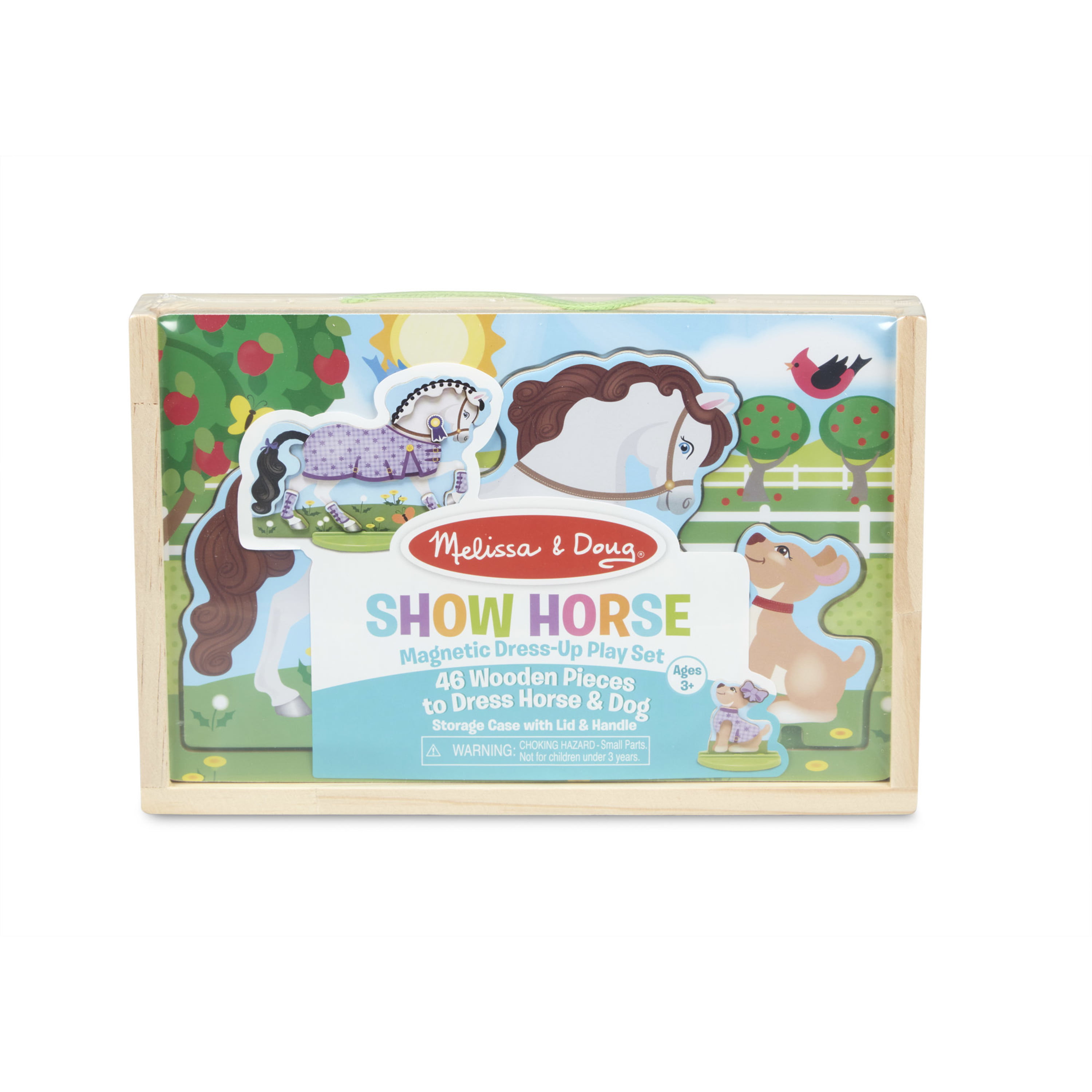 Melissa & Doug 18591 My Horse Clover Magnetic Wooden Dress-Up Doll