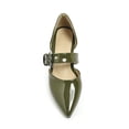 thumbnail image 4 of Sandalias de verano para mujer con tacones bajos de piel de cerdo de imitación de charol tamaño 35-43 Wmkox8yii shkj935, 4 of 9