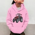 thumbnail image 2 of Utlike Boys Hoodies Sweatshirt Cars Print Long Sleeve Hooded Pullover Toddler Kids Winter Warm Hoodies Leisure Top For Daily Wear Size 5 Years-6 Years, 2 of 5