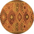 thumbnail image 1 of Ahgly Company Indoor Round Persian Orange Traditional Area Rugs, 7' Round, 1 of 1