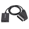 thumbnail image 1 of Adaptador de video Plug Play Plástico de alta claridad 1080p Rendimiento estable Convertidor digital compatible con Scart a HDMI para dispositivos inteligentes, 1 of 5