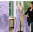 thumbnail image 5 of Soimoi Purple Cotton Poplin Fabric Cloud & Unicorn Animal Printed Fabric 1 Yard 56 Inch Wide, 5 of 7